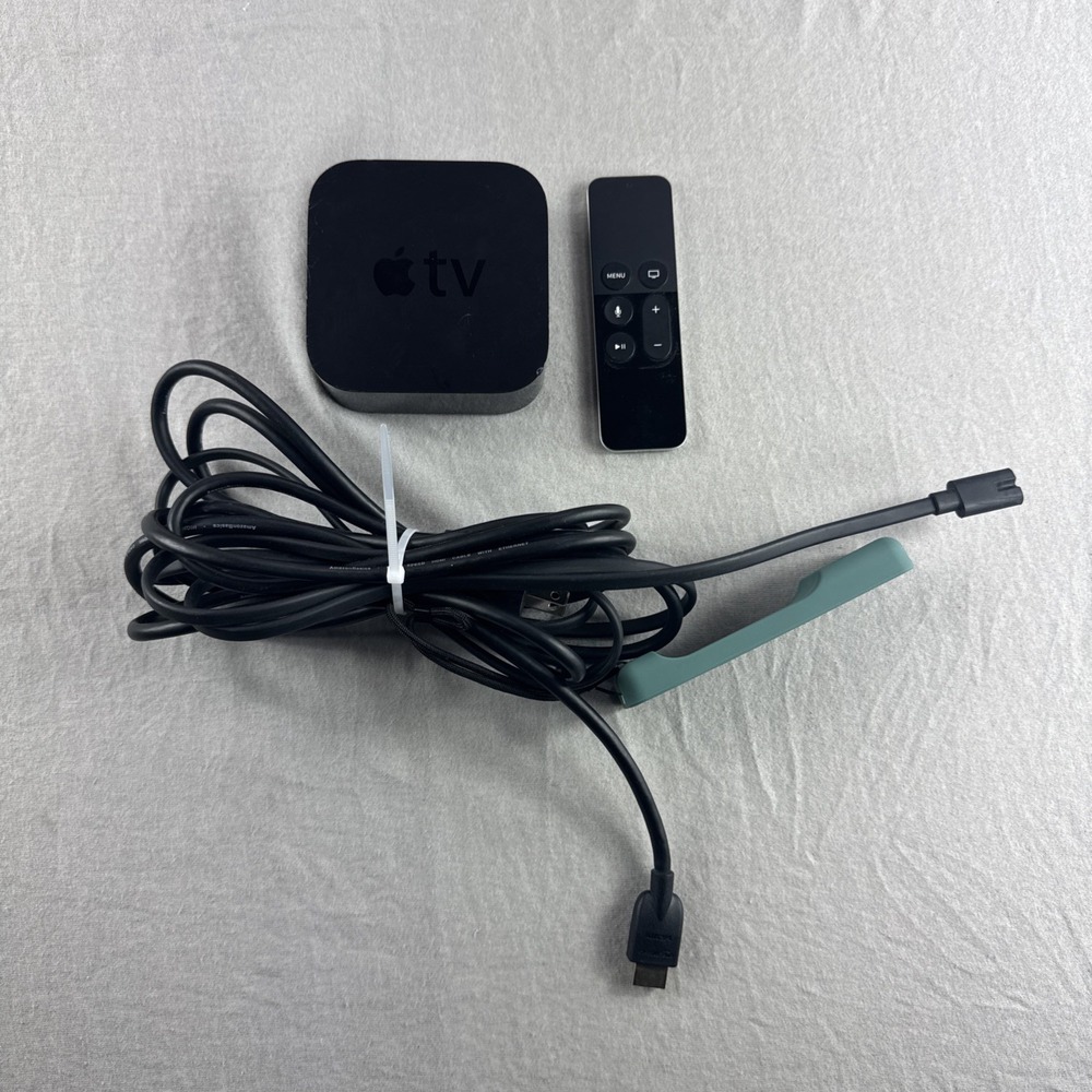 Apple TV (4th Generation) HD Media Streamer A1625 w/ Remote - Fully Functional